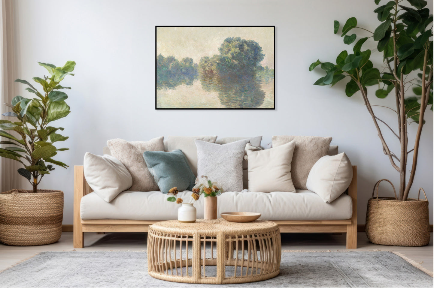 Plakat  The Seine at Giverny, Monet Vintage do Salonu