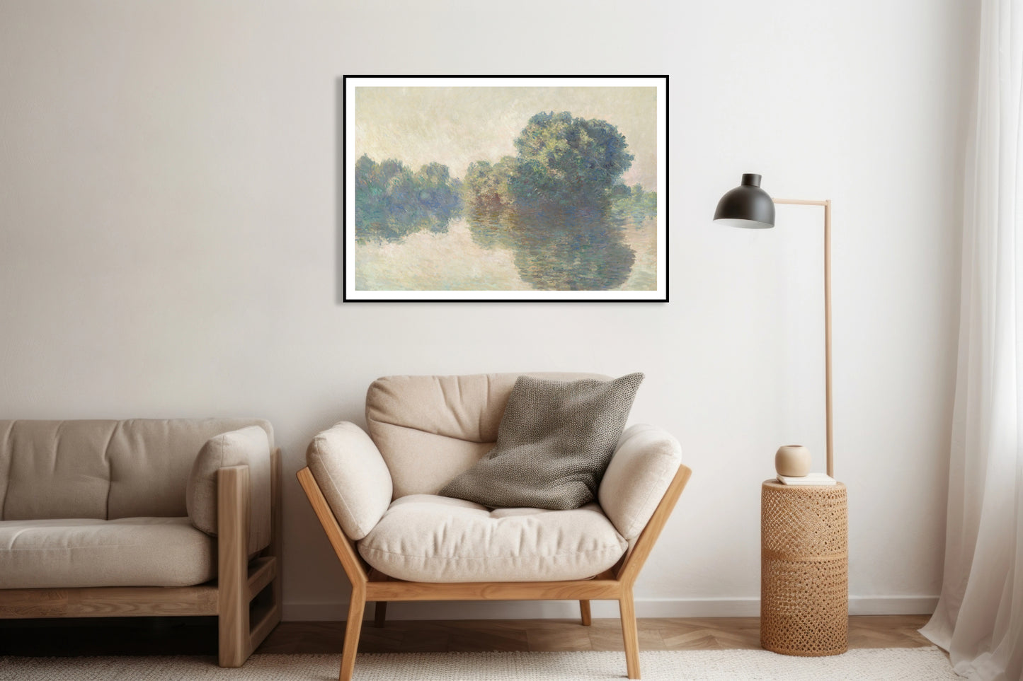 Plakat  The Seine at Giverny, Monet Vintage do Salonu