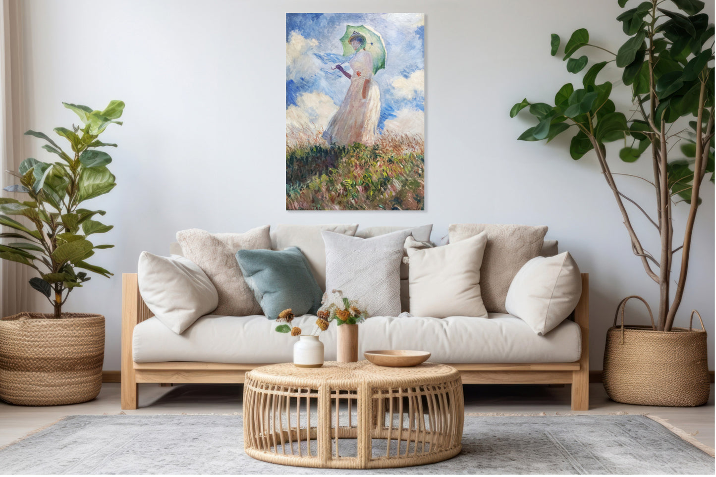 Obraz  Suzanne Hoschedé, Monet Vintage do Salonu