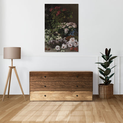 Obraz  Spring Flowers, Monet Vintage do Salonu