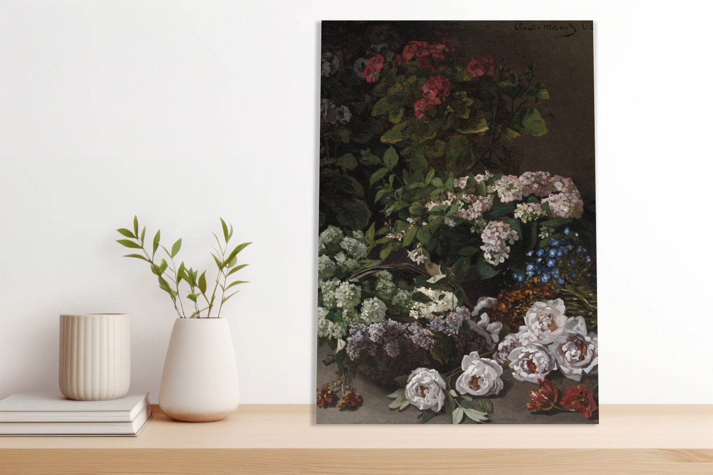 Obraz  Spring Flowers, Monet Vintage do Salonu