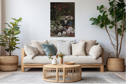 Obraz  Spring Flowers, Monet Vintage do Salonu