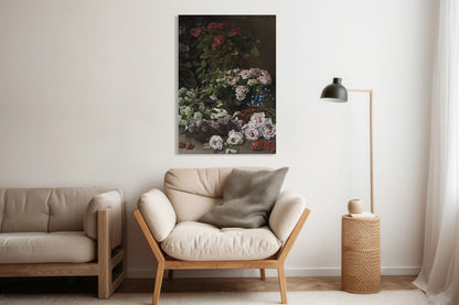 Obraz  Spring Flowers, Monet Vintage do Salonu
