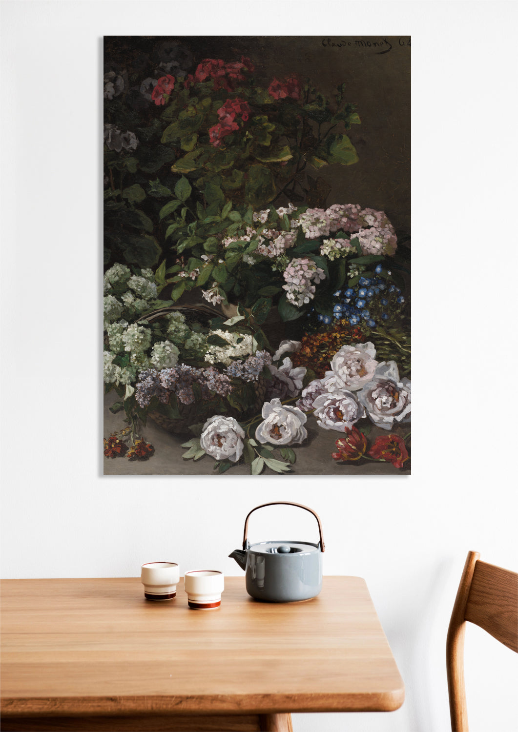 Obraz  Spring Flowers, Monet Vintage do Salonu