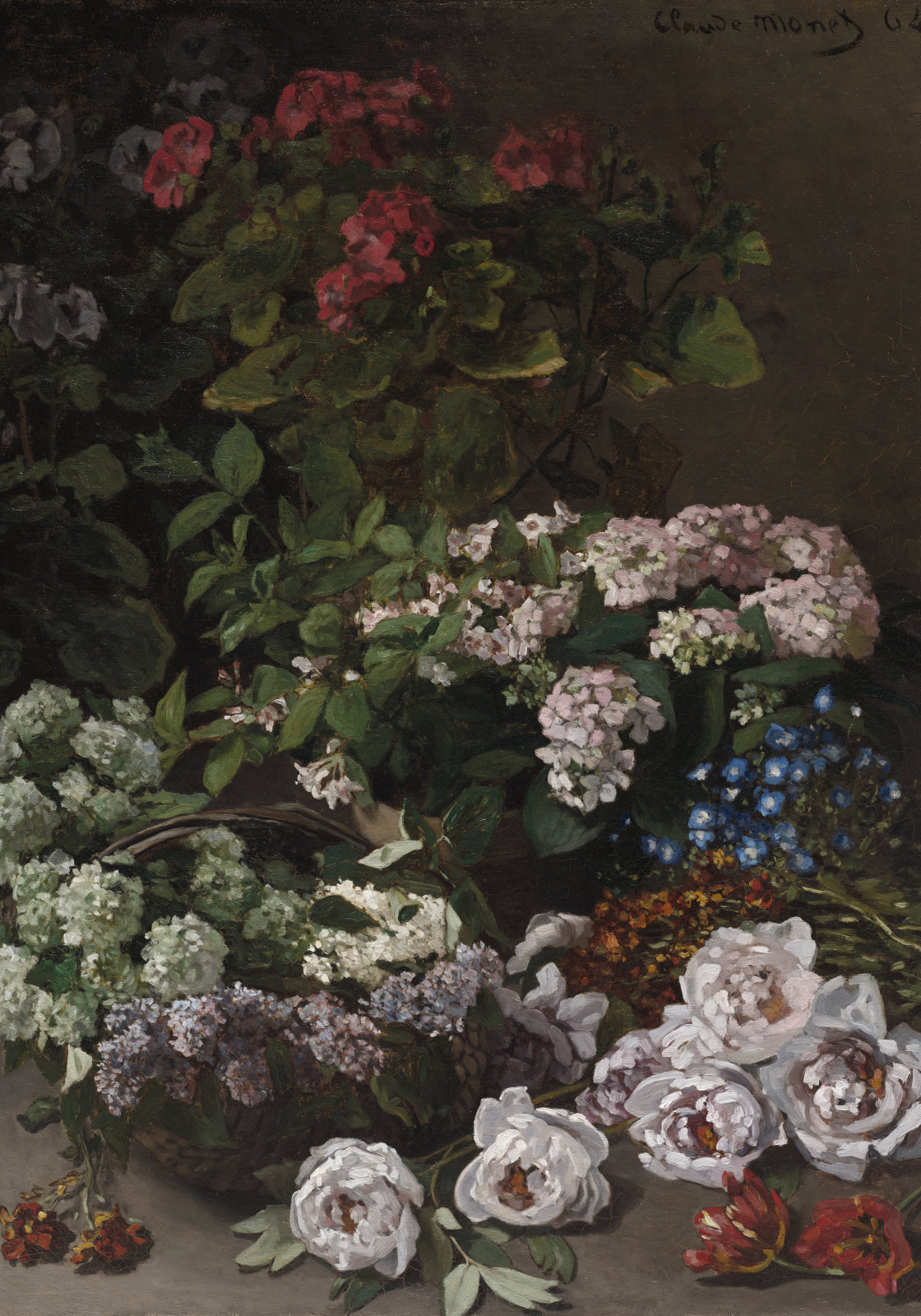Plakat  Spring Flowers, Monet Vintage do Salonu