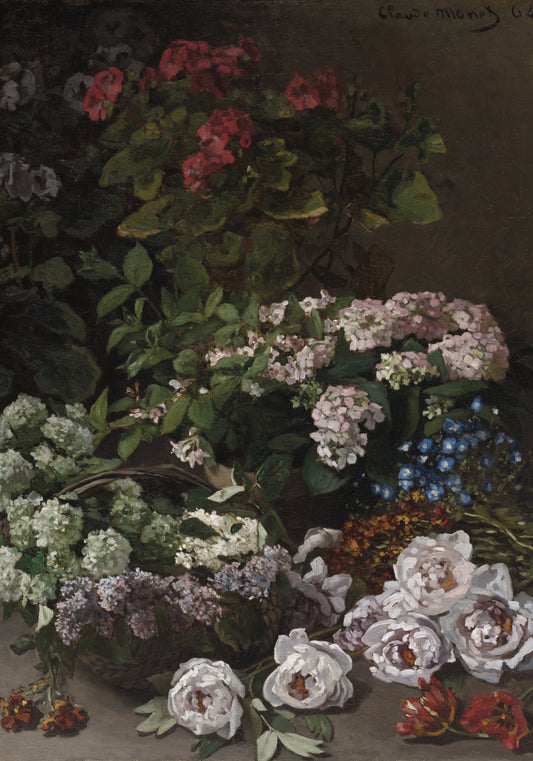 Plakat  Spring Flowers, Monet Vintage do Salonu