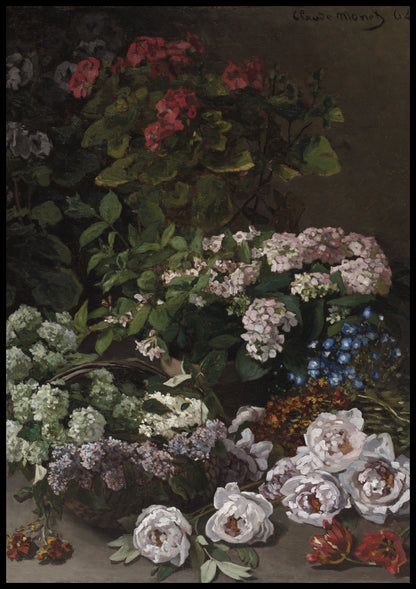 Plakat  Spring Flowers, Monet Vintage do Salonu