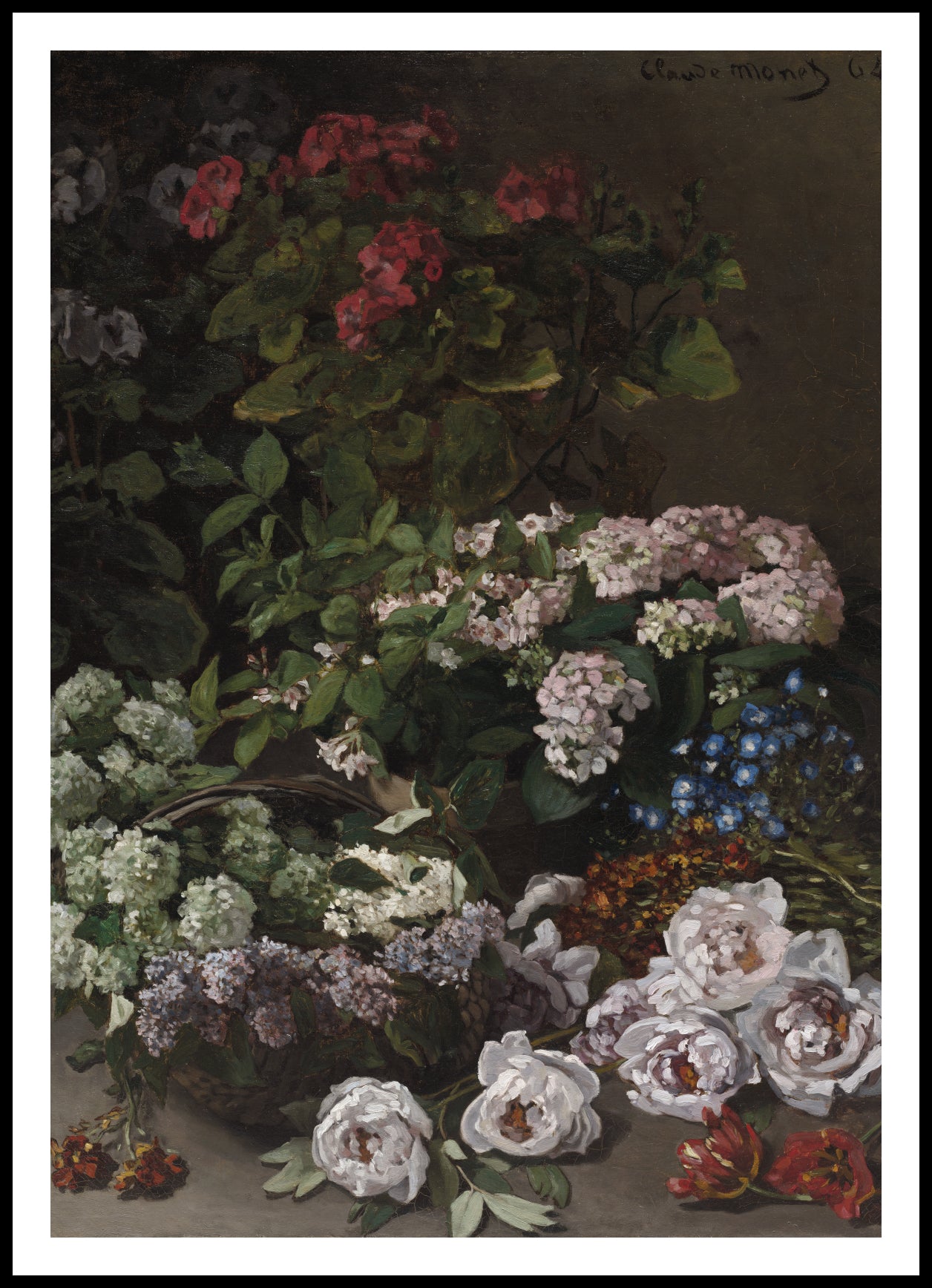 Plakat Spring Flowers Monet