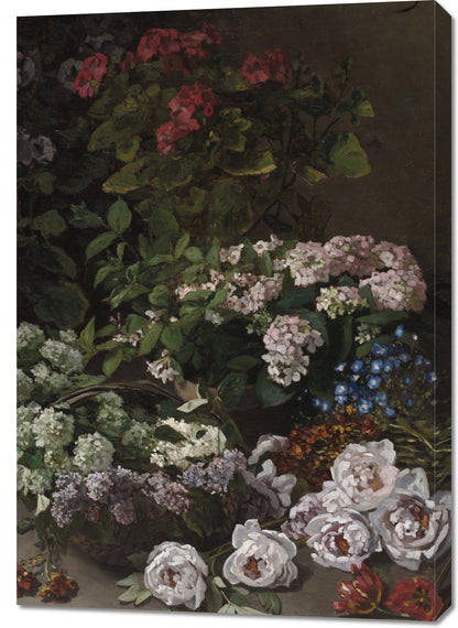 Obraz  Spring Flowers, Monet Vintage do Salonu