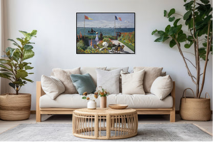 Plakat  Garden at Sainte-Adresse, Monet Vintage