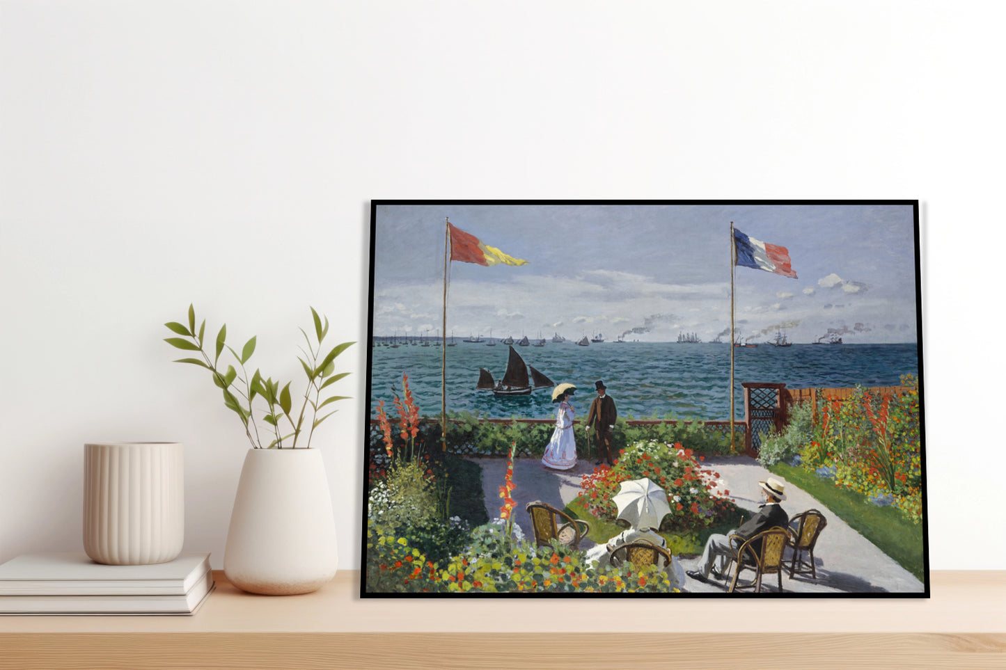 Plakat  Garden at Sainte-Adresse, Monet Vintage