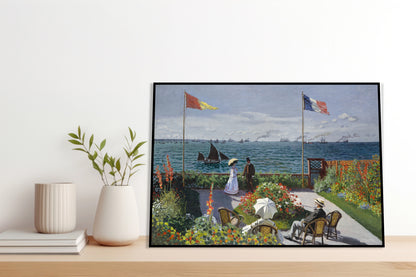 Plakat  Garden at Sainte-Adresse, Monet Vintage