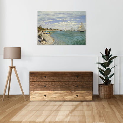 Obraz  Regatta at Sainte-Adresse, Monet Vintage
