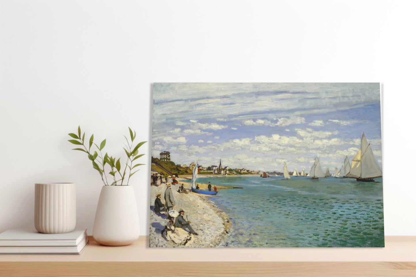 Obraz  Regatta at Sainte-Adresse, Monet Vintage
