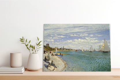 Obraz  Regatta at Sainte-Adresse, Monet Vintage