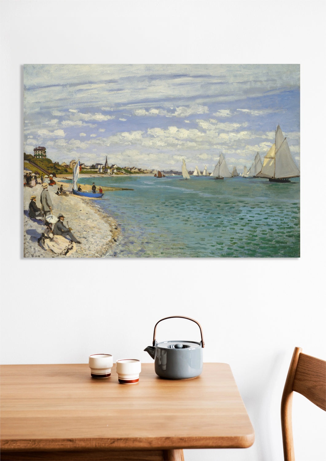 Obraz  Regatta at Sainte-Adresse, Monet Vintage