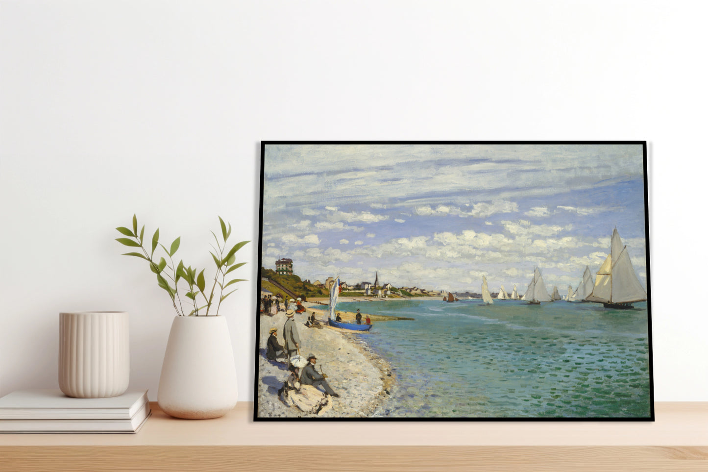 Plakat  Regatta at Sainte-Adresse, Monet Vintage