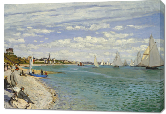 Obraz  Regatta at Sainte-Adresse, Monet Vintage