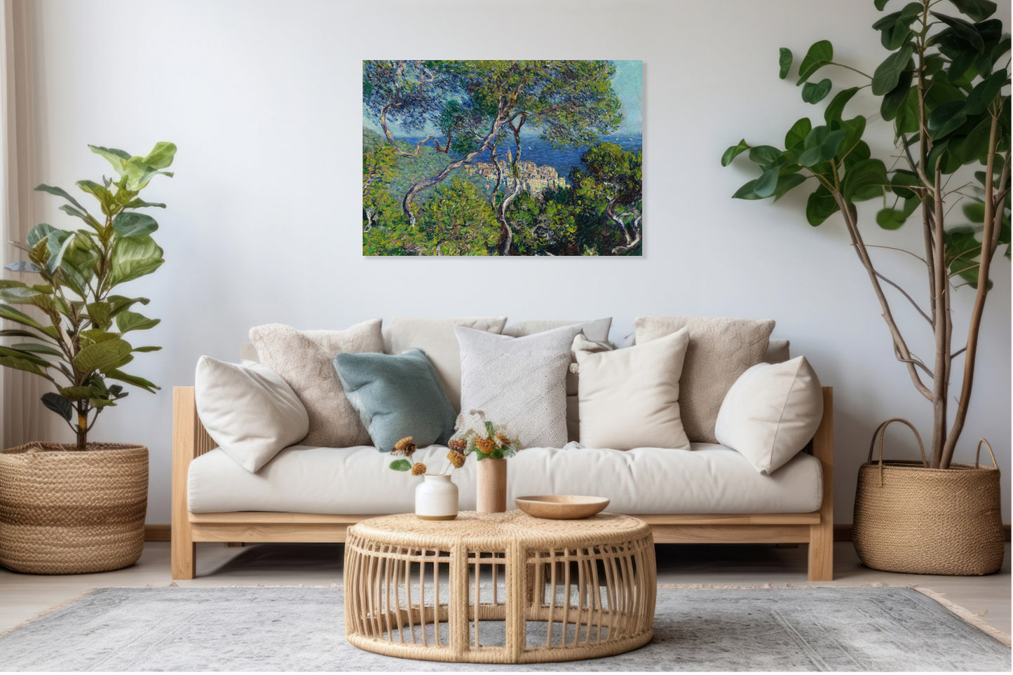 Obraz  Bordighera, Monet Vintage do Salonu