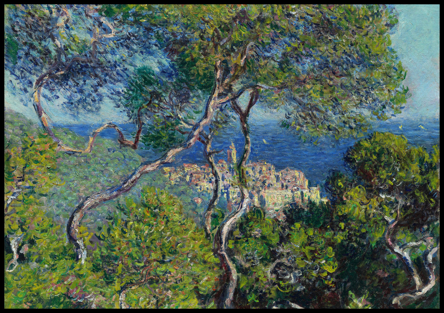 Plakat  Bordighera, Monet Vintage do Salonu