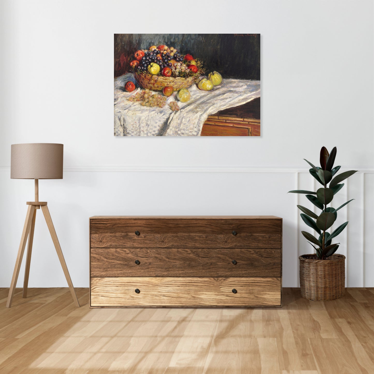 Obraz  Apples and Grapes, Monet Vintage do Salonu