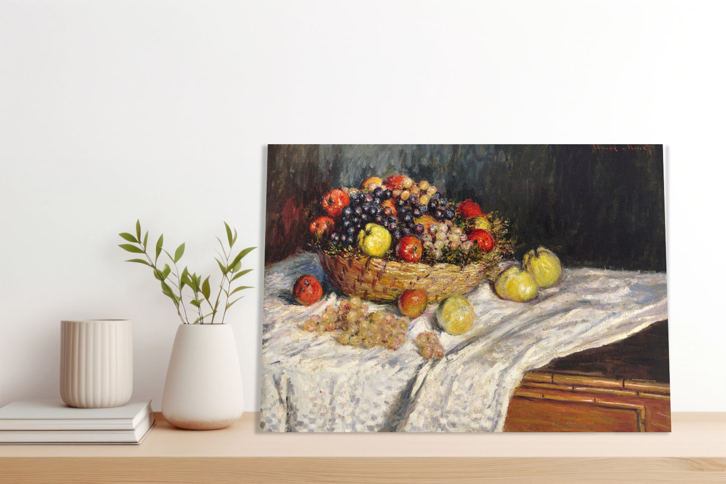Obraz  Apples and Grapes, Monet Vintage do Salonu