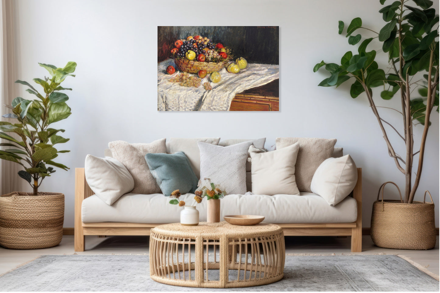 Obraz  Apples and Grapes, Monet Vintage do Salonu