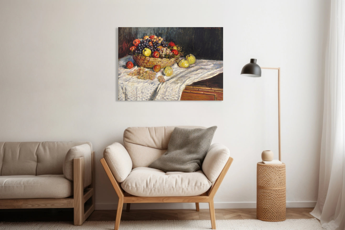 Obraz  Apples and Grapes, Monet Vintage do Salonu