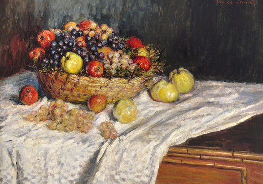 Plakat  Apples and Grapes, Monet Vintage do Salonu