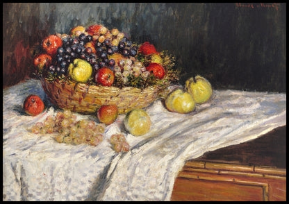 Plakat  Apples and Grapes, Monet Vintage do Salonu