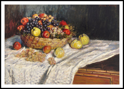 Plakat  Apples and Grapes, Monet Vintage do Salonu