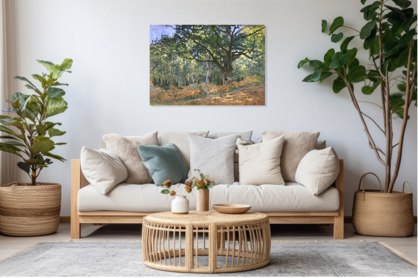 Obraz  The Bodmer Oak, Monet Vintage do Salonu