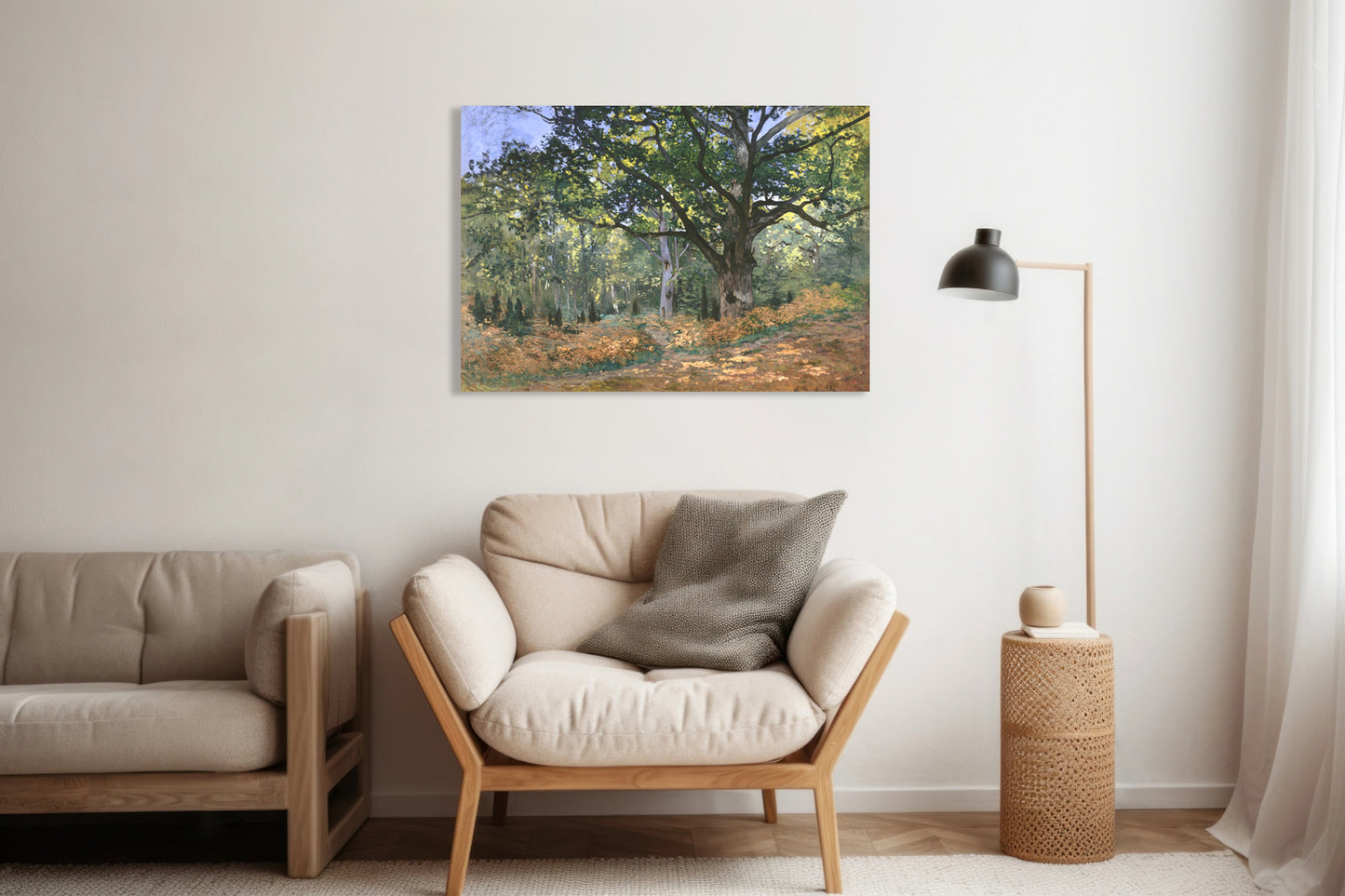 Obraz  The Bodmer Oak, Monet Vintage do Salonu