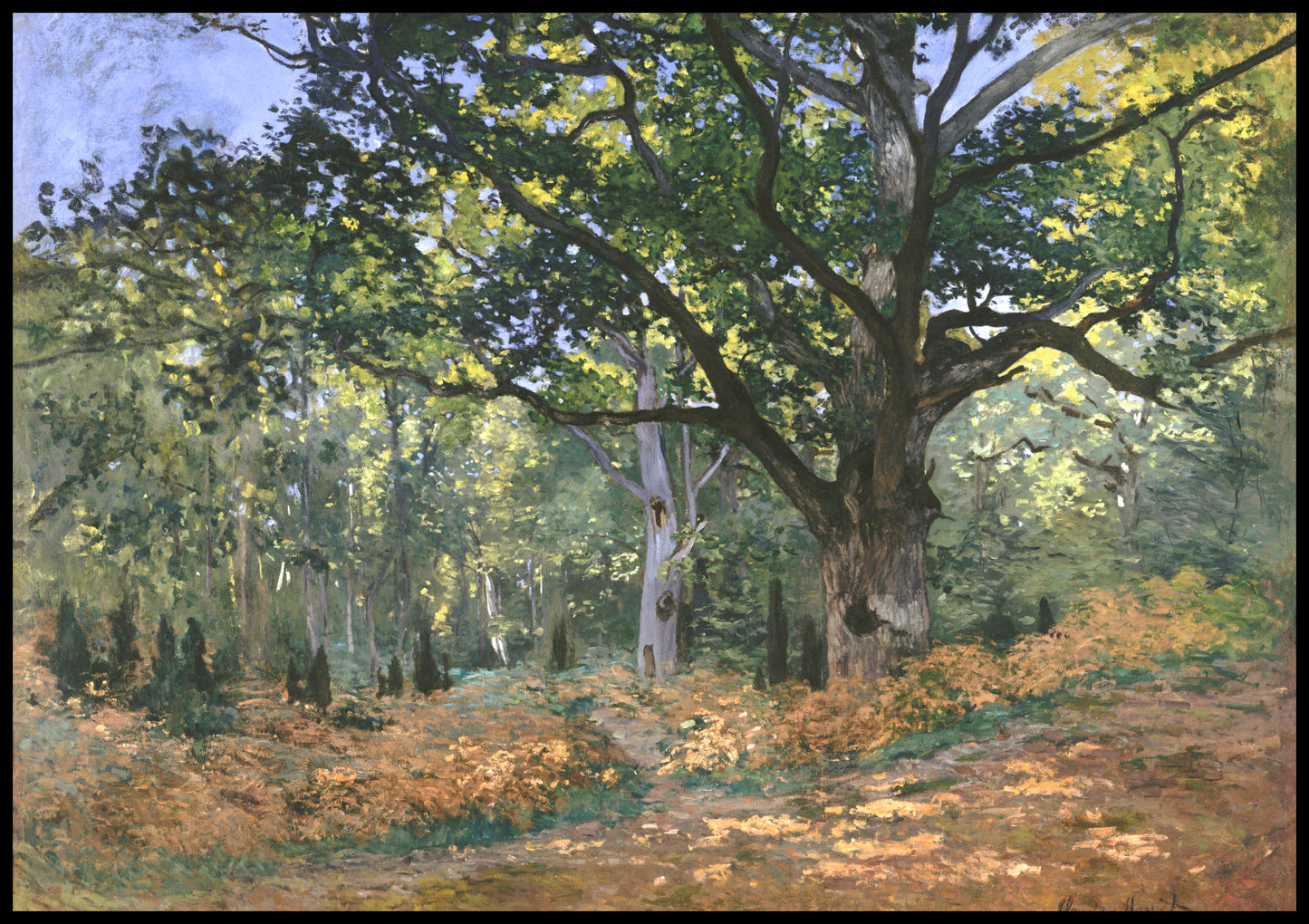 Plakat  The Bodmer Oak, Monet Vintage do Salonu