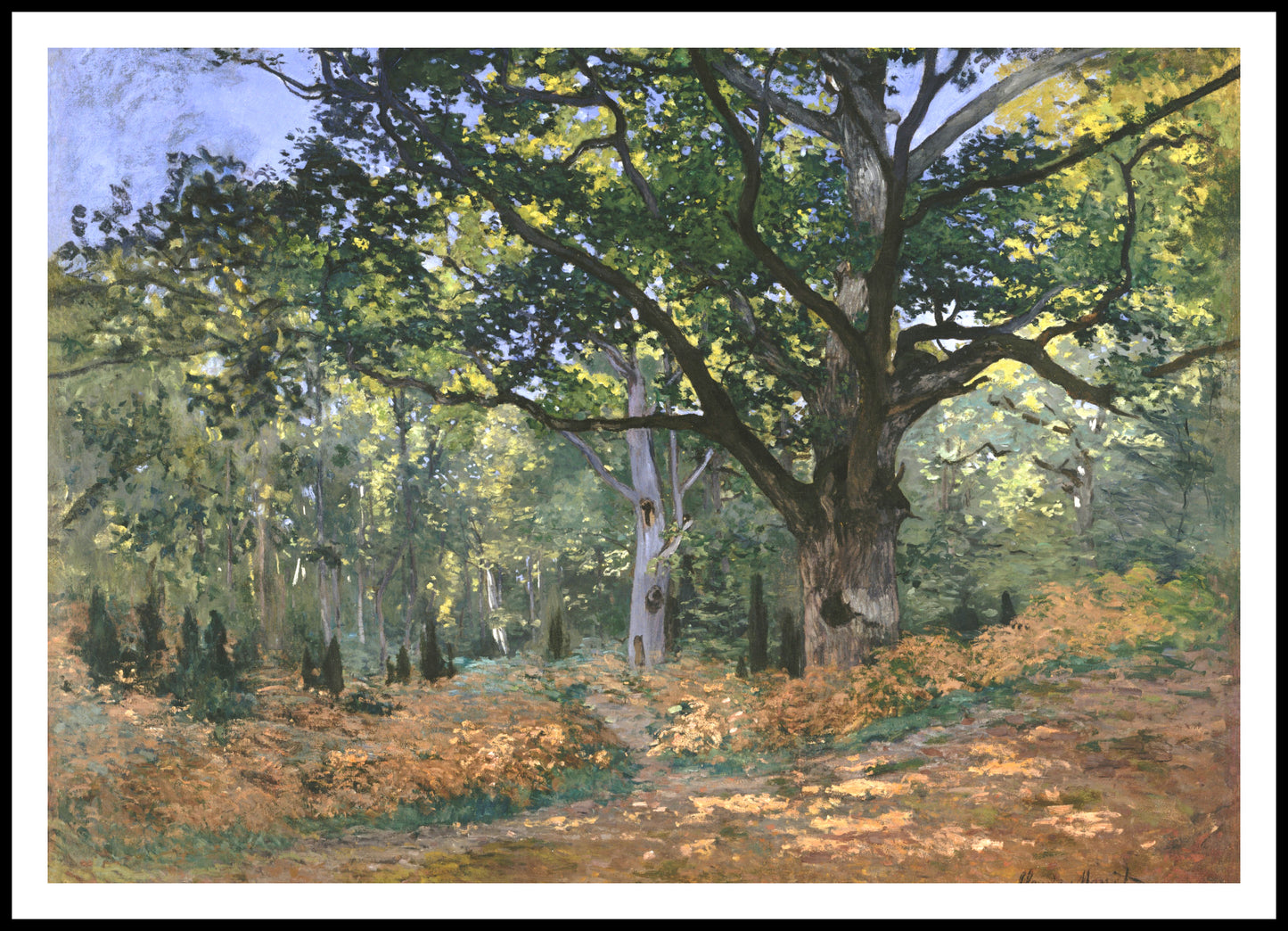 Plakat  The Bodmer Oak, Monet Vintage do Salonu