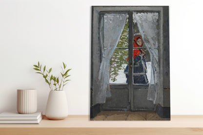 Obraz  The Red Kerchief, Monet Vintage do Salonu