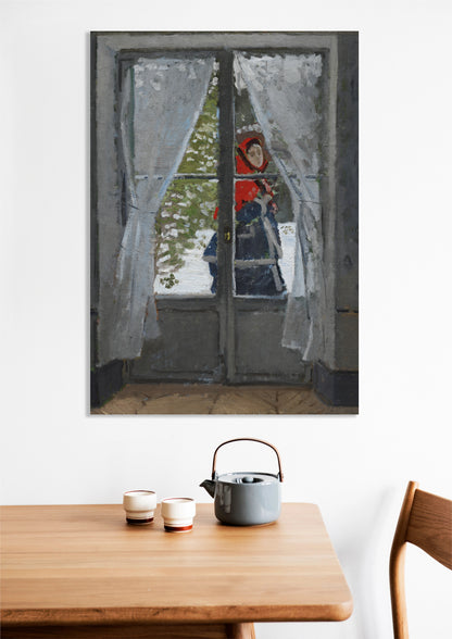 Obraz  The Red Kerchief, Monet Vintage do Salonu