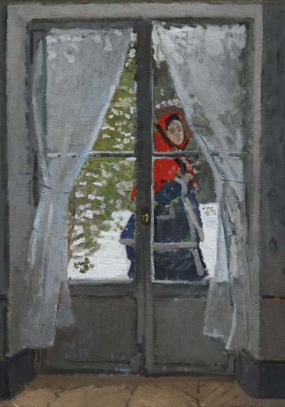 Plakat  The Red Kerchief, Monet Vintage do Salonu