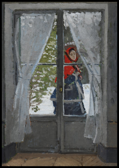 Plakat  The Red Kerchief, Monet Vintage do Salonu