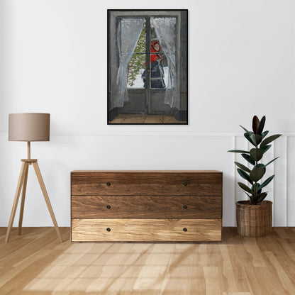 Plakat  The Red Kerchief, Monet Vintage do Salonu