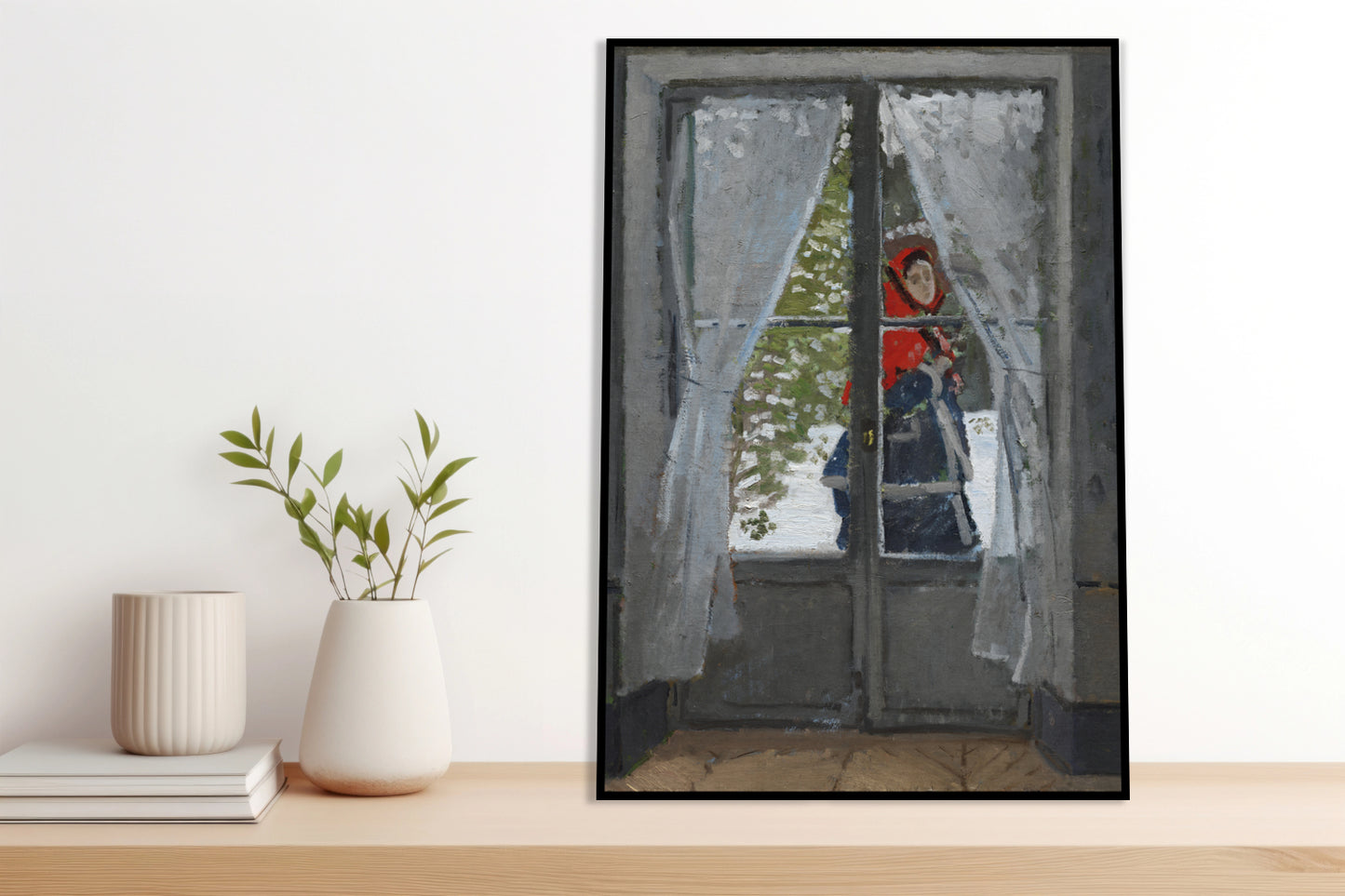Plakat  The Red Kerchief, Monet Vintage do Salonu