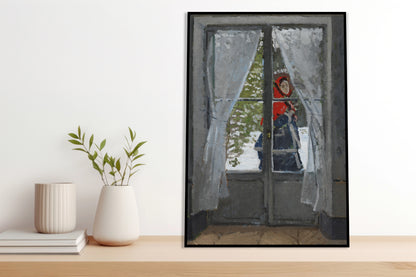Plakat  The Red Kerchief, Monet Vintage do Salonu