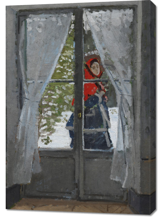 Obraz  The Red Kerchief, Monet Vintage do Salonu