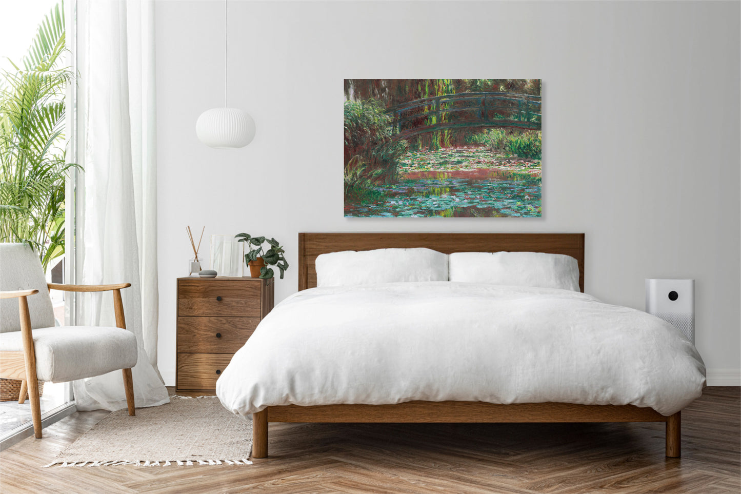 Obraz  Water Lily Pond, Monet Vintage do Salonu