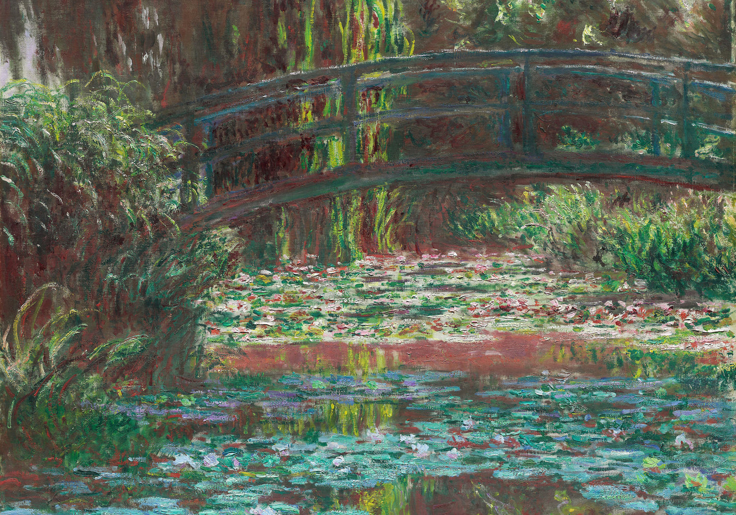 Plakat  Water Lily Pond, Monet Vintage do Salonu