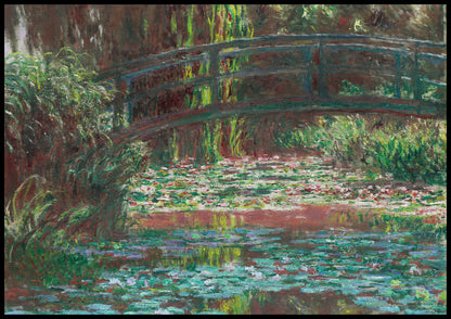 Plakat  Water Lily Pond, Monet Vintage do Salonu