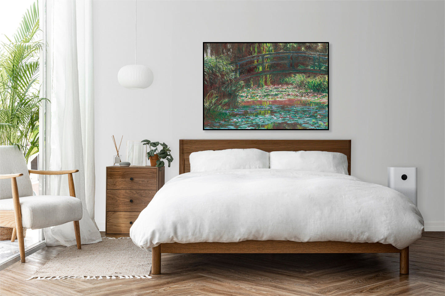 Plakat  Water Lily Pond, Monet Vintage do Salonu