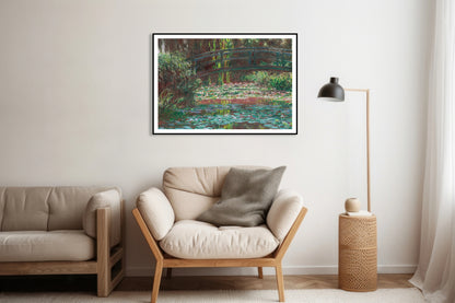 Plakat  Water Lily Pond, Monet Vintage do Salonu
