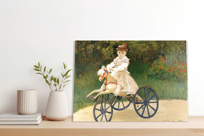 Obraz  Jean Monet on His Hobby Horse, Monet Vintage