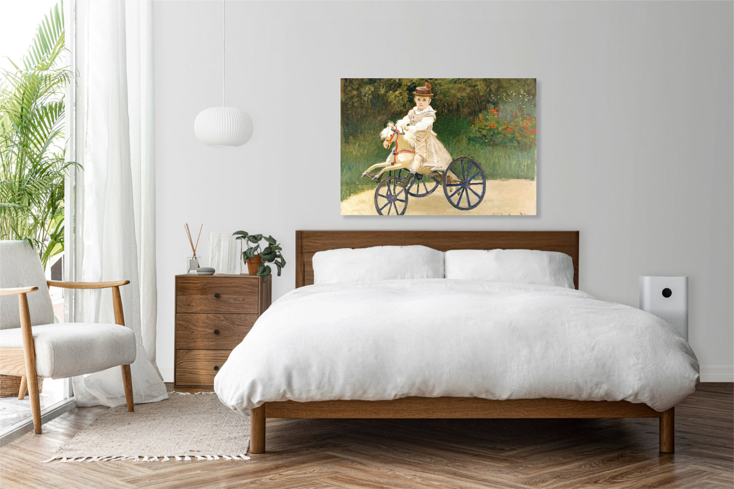Obraz  Jean Monet on His Hobby Horse, Monet Vintage